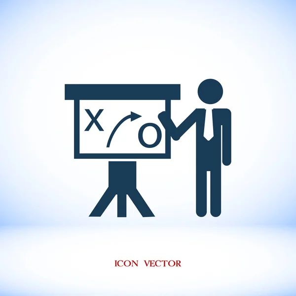 Conferência de negócios Flat con — Vetor de Stock