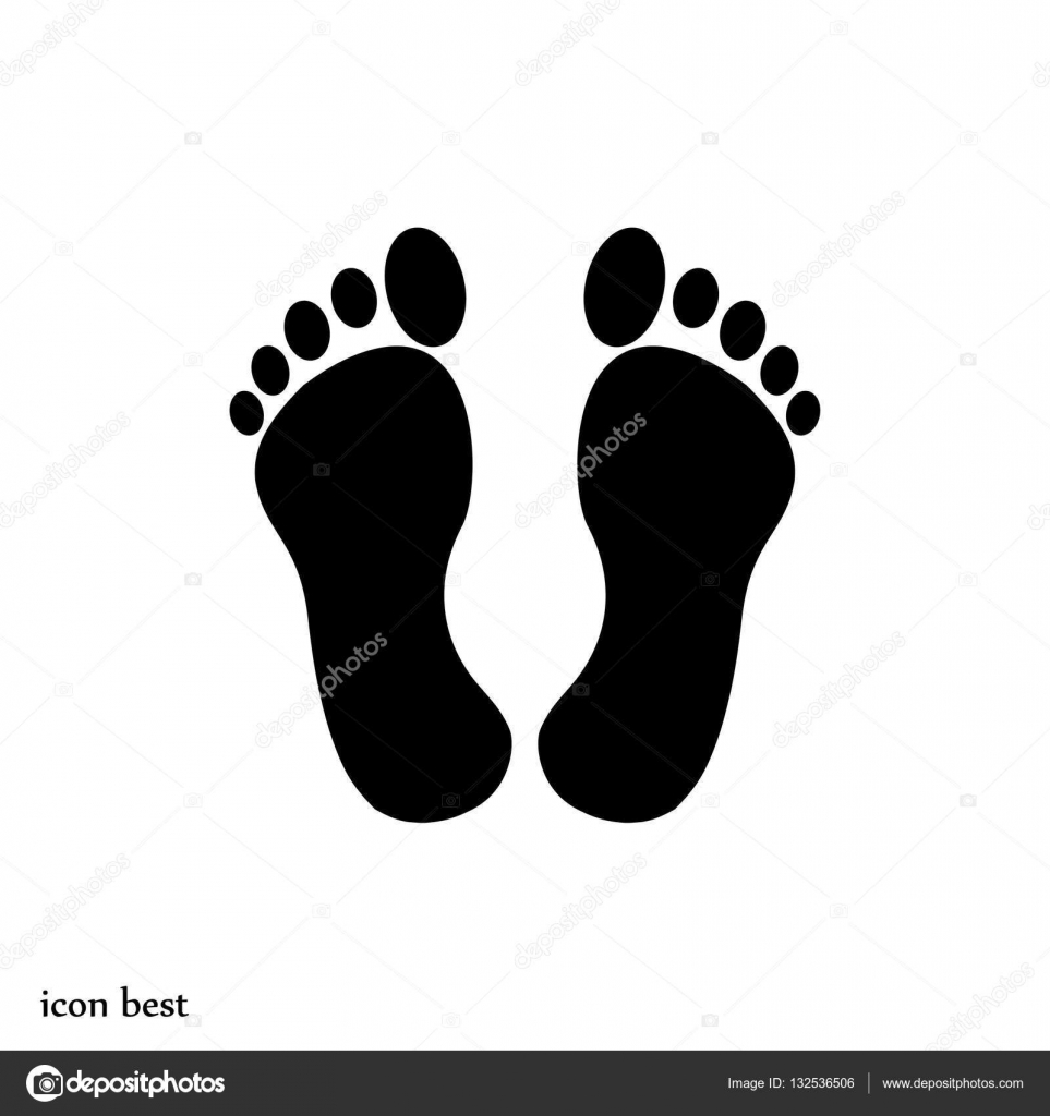 Feet simple icon Stock Vector by ©SimVA 132536506