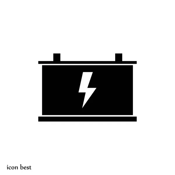 Car battery icon — Stock Vector