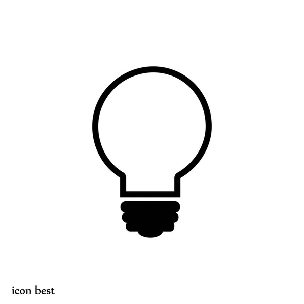 Light bulb icon — Stock Vector