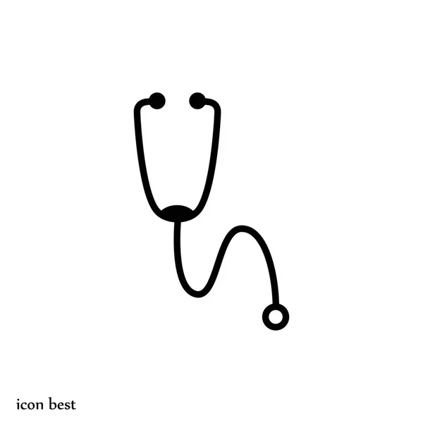 Stethoscope medical icon — Stock Vector