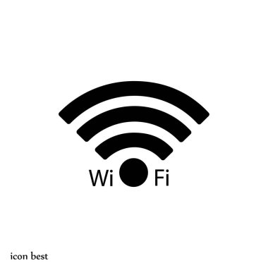 Wi-fi işareti simgesi
