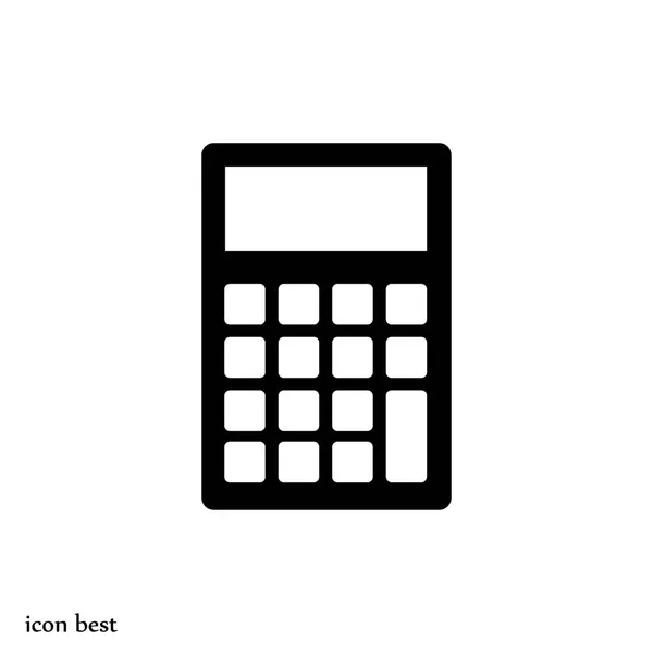 Eenvoudige calculatorpictogram — Stockvector