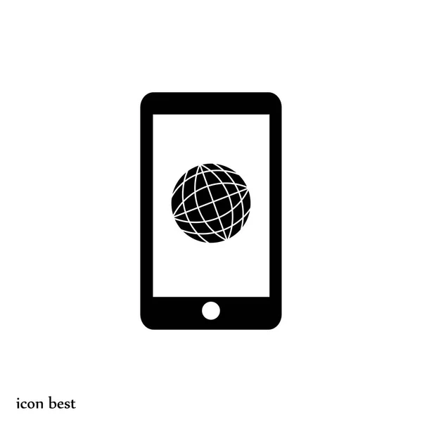 Smartphone simple icon — Stock Vector