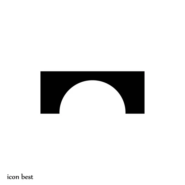 Pont icône simple — Image vectorielle