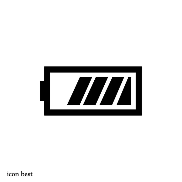 Icône de signe de batterie — Image vectorielle