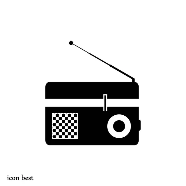 Απλό εικονίδιο ραδιόφωνο — Διανυσματικό Αρχείο