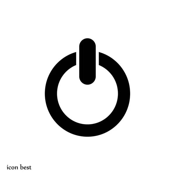 Icône Power sign — Image vectorielle