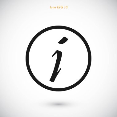 bilgi işareti simgesi