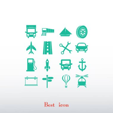 basit taşıma simgeler 