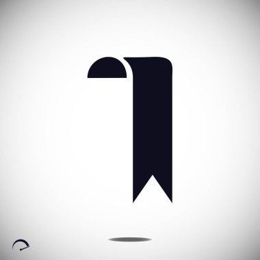 yer işareti kurdele simgesi