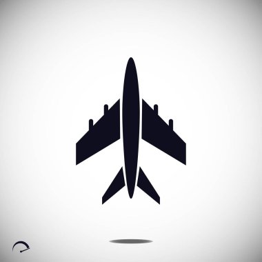 Uçak basit simgesi