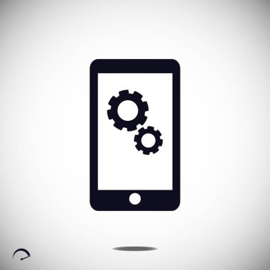 Akıllı telefon, cep telefonu simgesi