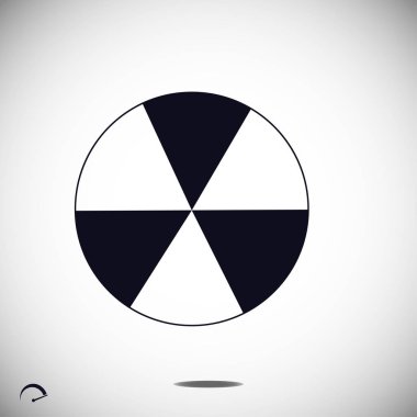 Radyoaktif işareti simgesi 
