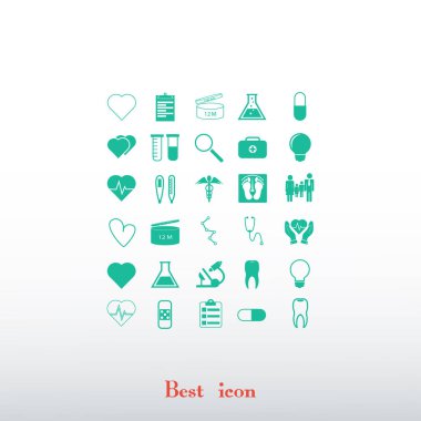 farklı tıbbi simgeler