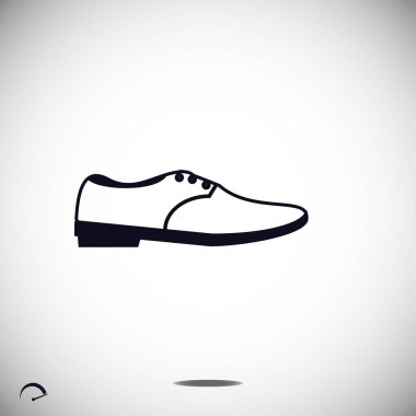 basit ayakkabı simgesi