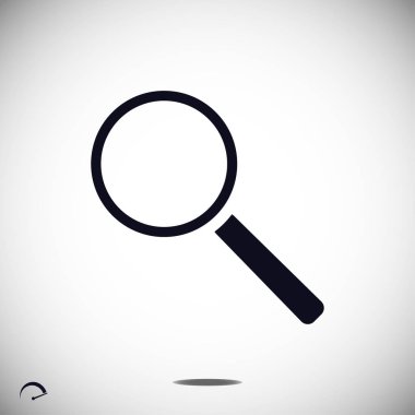 Büyütme cam simgesi