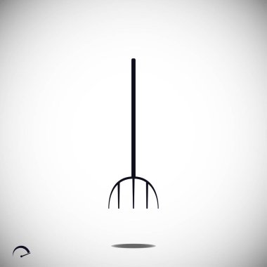 Bahçe çatal simgesi