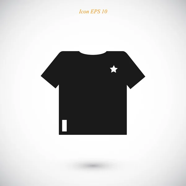 간단한 tshirt 아이콘 — 스톡 벡터