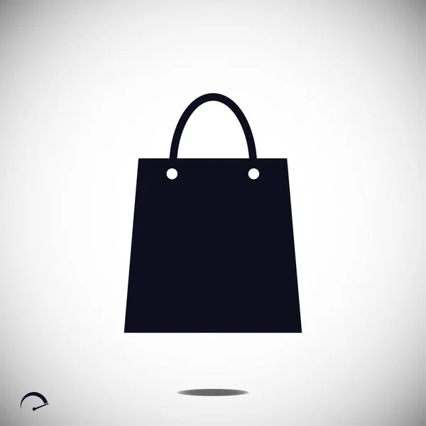 Απλό εικονίδιο τσάντα — Διανυσματικό Αρχείο