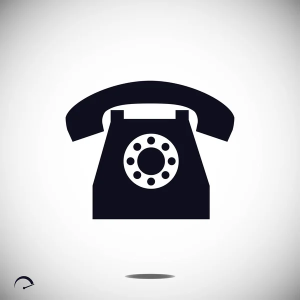Enkel telefon ikon — Stock vektor