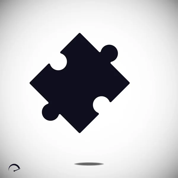 Ikona detail puzzle — Stockový vektor