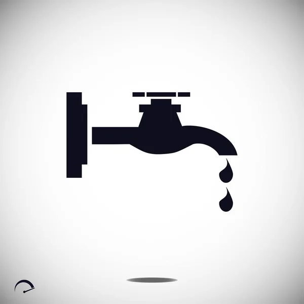 Water faucet icon — Stock Vector