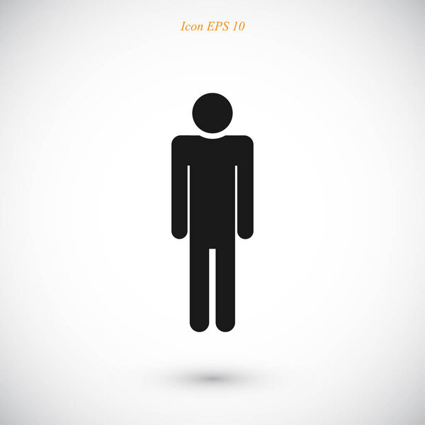 simple businessman icon