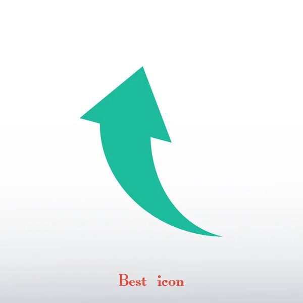 Icône flèche simple — Image vectorielle