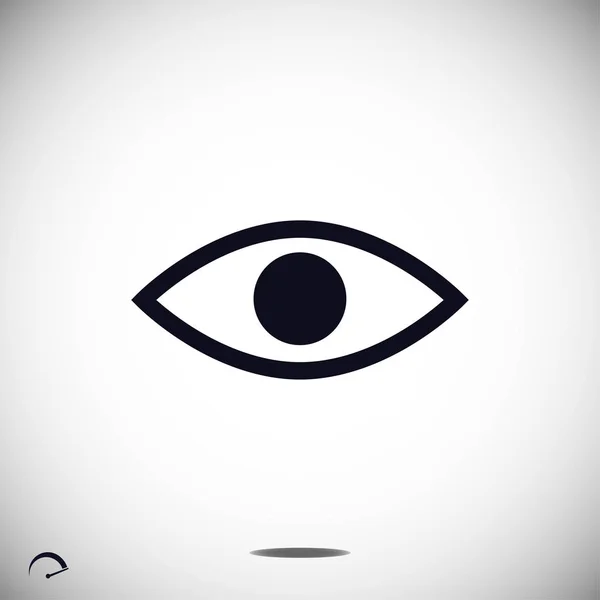Icona dell'occhio umano — Vettoriale Stock
