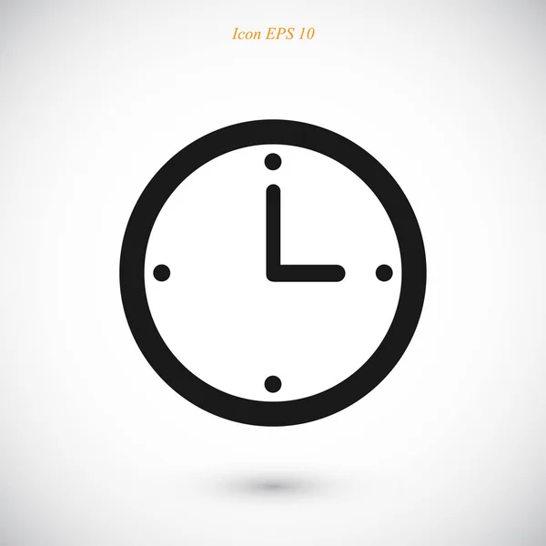 Reloj simple icono — Vector de stock