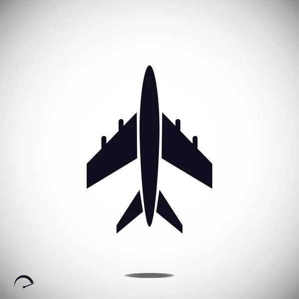 Απλή εικόνα αεροπλάνο — Διανυσματικό Αρχείο