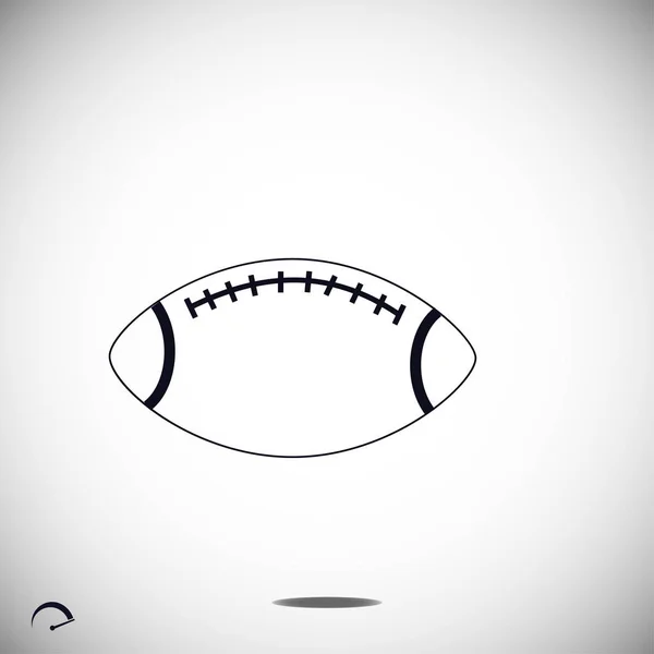 Klasický Rugby míč — Stockový vektor