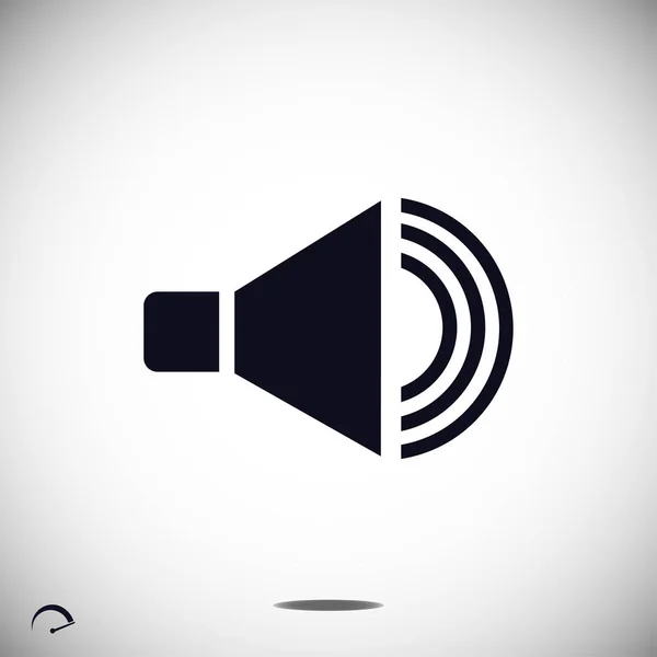 Icono de altavoz simple — Vector de stock