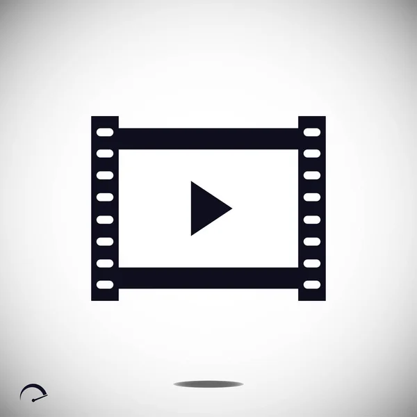 Video-speler pictogram — Stockvector