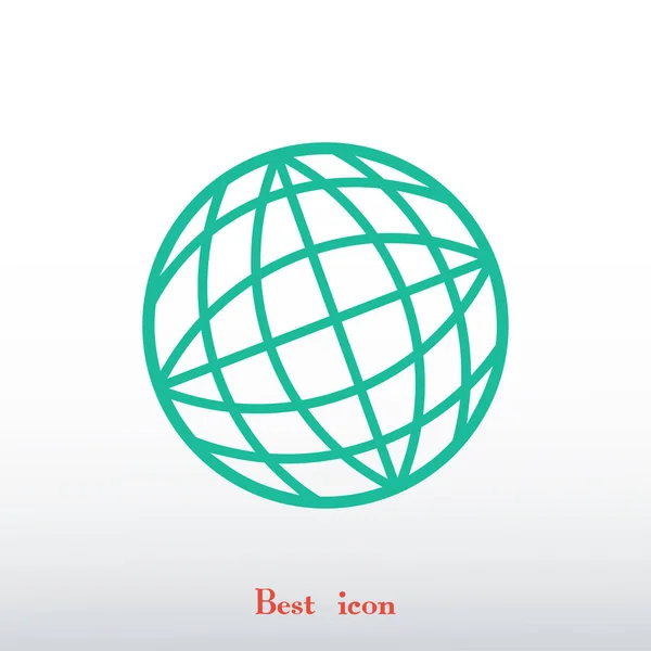 Jord Globe ikon – Stock-vektor