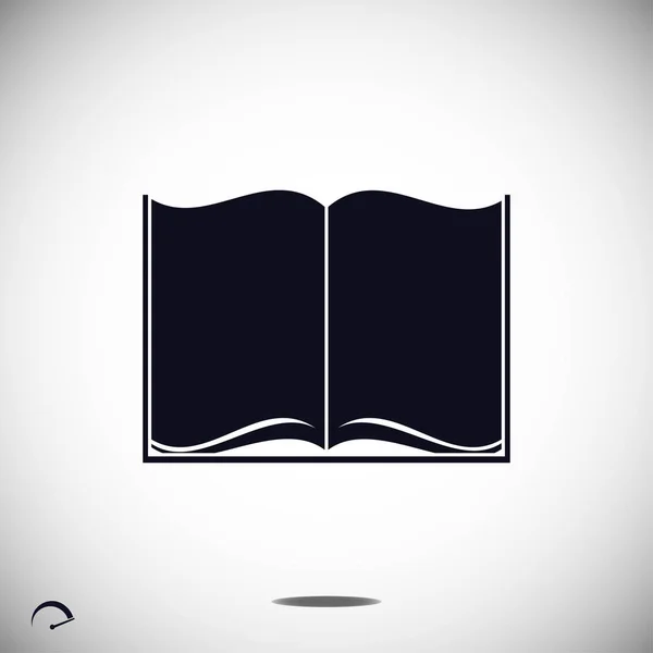 簡単な本のアイコン — ストックベクタ