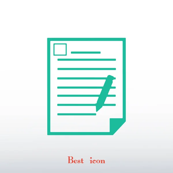 Office document icon — Stock Vector