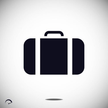 çanta basit simgesi