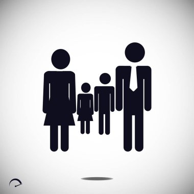 aile üyeleri simgesi