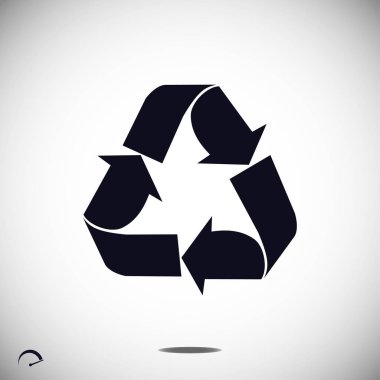 geri dönüşüm işareti simgesi