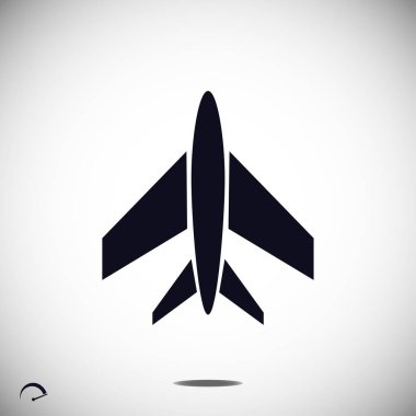 Uçak basit simgesi