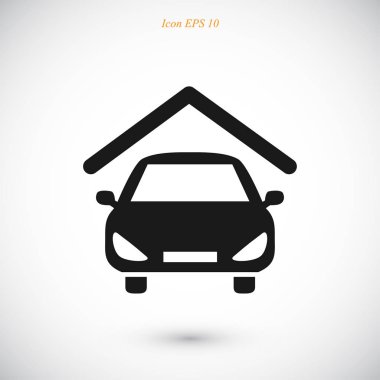 basit araç simgesini