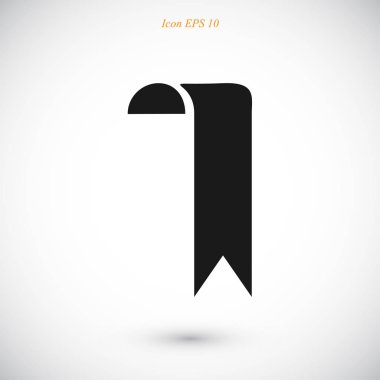 yer işareti kurdele simgesi