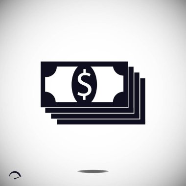 dolar simgesi yığını