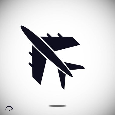 Uçak basit simgesi