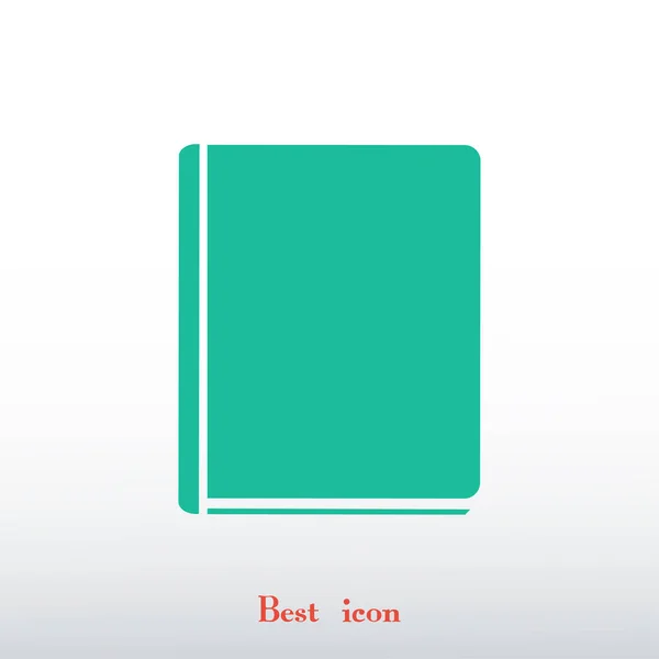 Icône de livre simple — Image vectorielle