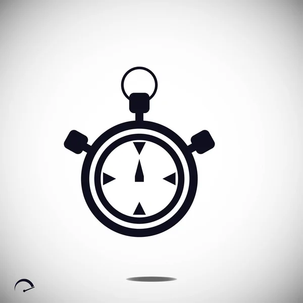 간단 한 시계용 아이콘 — 스톡 벡터