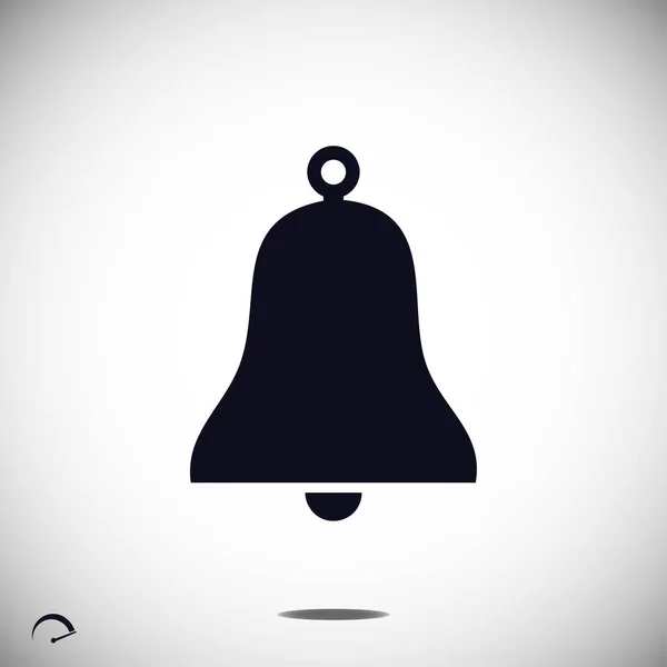 Cloche icône simple — Image vectorielle