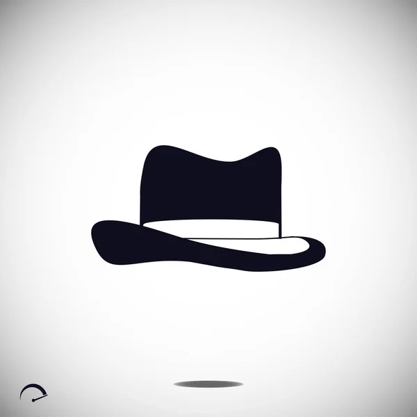 Simple icono del sombrero — Archivo Imágenes Vectoriales